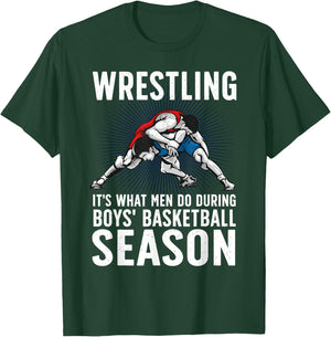 Cool Wrestling Art Boys Wrestle Wrestler Wrestling T-Shirt - T-Shirt | Forest