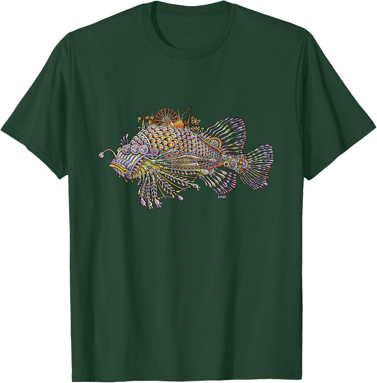 Fish - by Emek Artman T-Shirt - T-Shirt | Forest