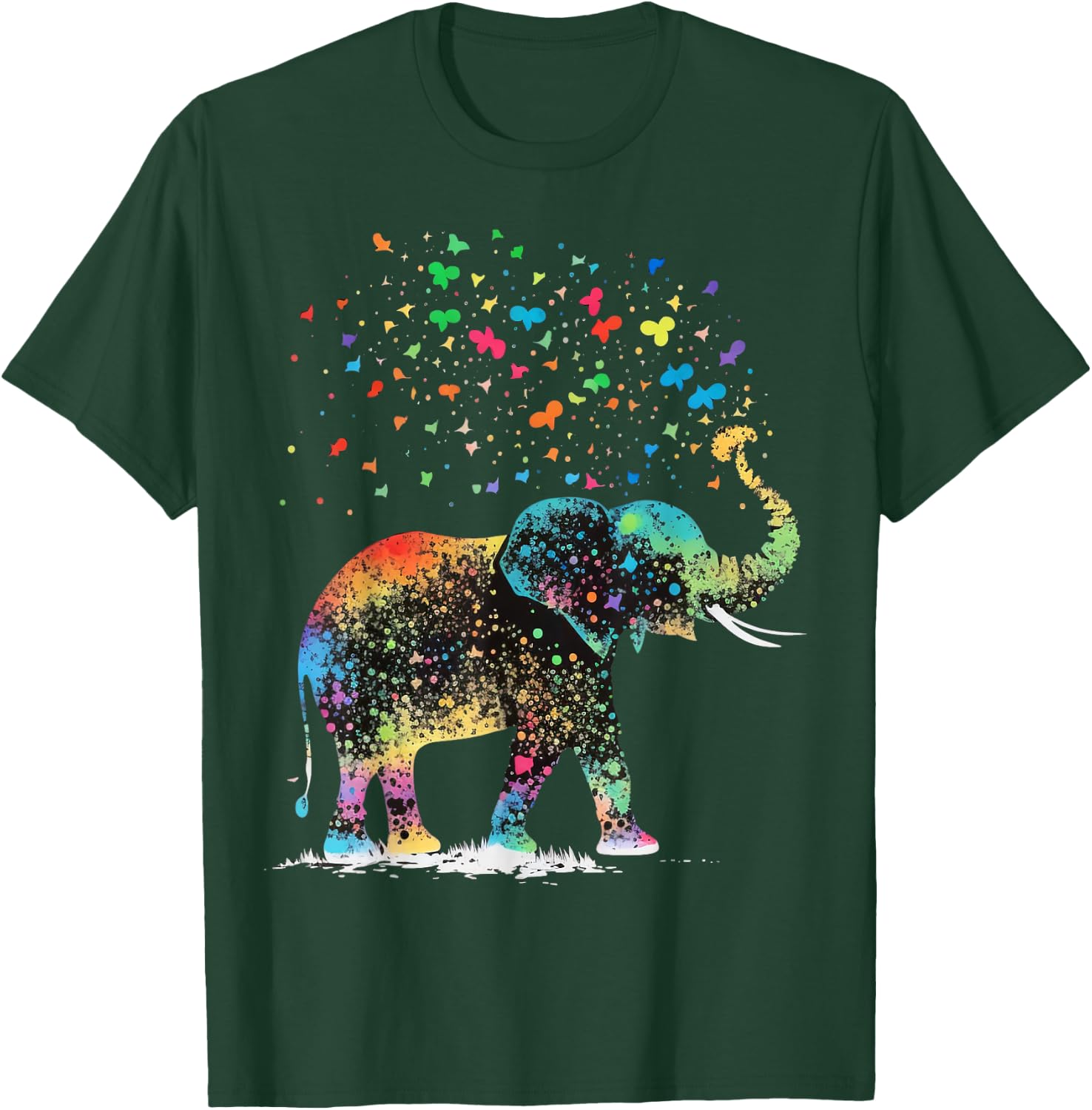 Cute Elephant Lover Animal on Elephant T-Shirt - T-Shirt | Forest