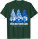 Ankylosing Spondylitis Awareness Month Blue Ribbon Gnomies T-Shirt - T-Shirt | Forest