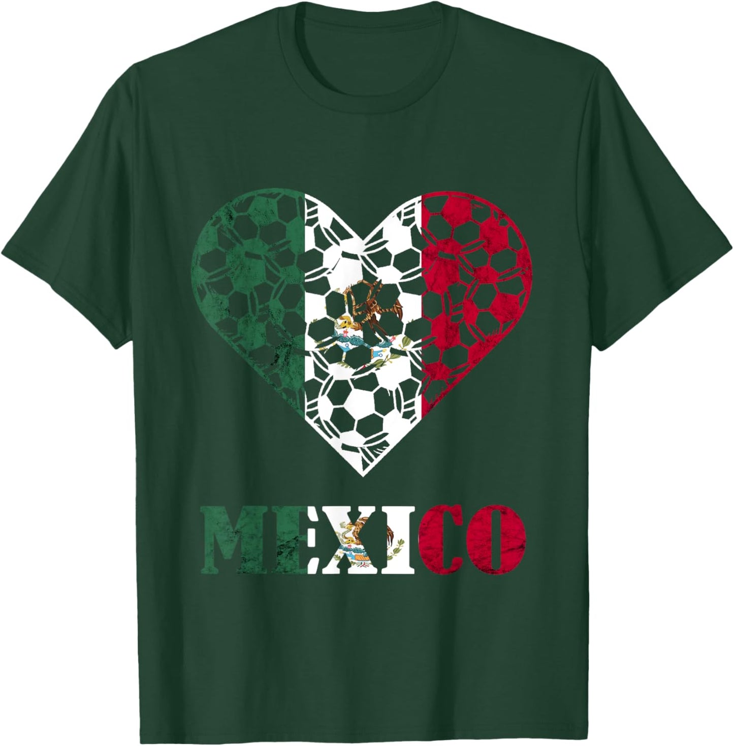 Mexico Mexican Soccer Team Mexican Pride Mexico Soccer T-Shirt - T-Shirt | Forest