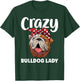 Cool Bulldog Mom Girls English Bulldog Lover Owner T-Shirt - T-Shirt | Forest