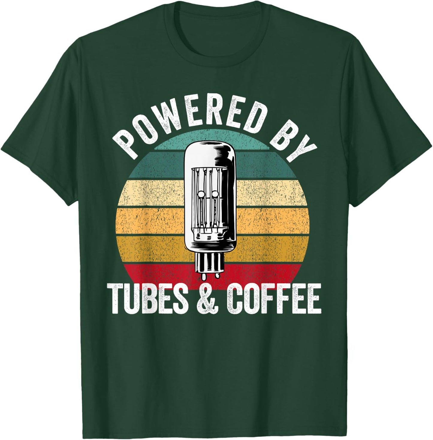 Vacuum tube Amp Amplifier Analog Audio Electron Valve Guitar T-Shirt - T-Shirt | Forest