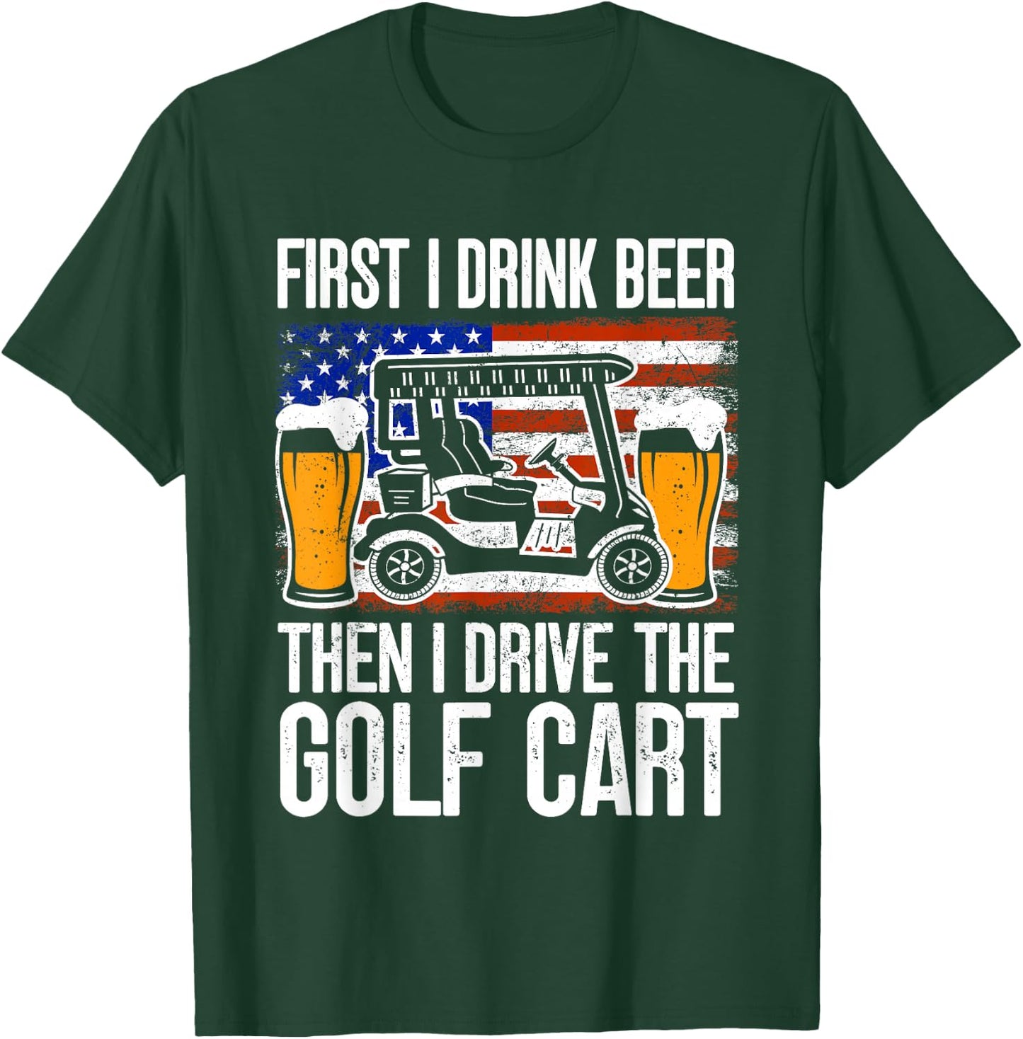 Funny Golf Cart T-Shirt - T-Shirt | Forest