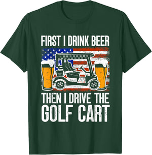 Funny Golf Cart T-Shirt - T-Shirt | Forest
