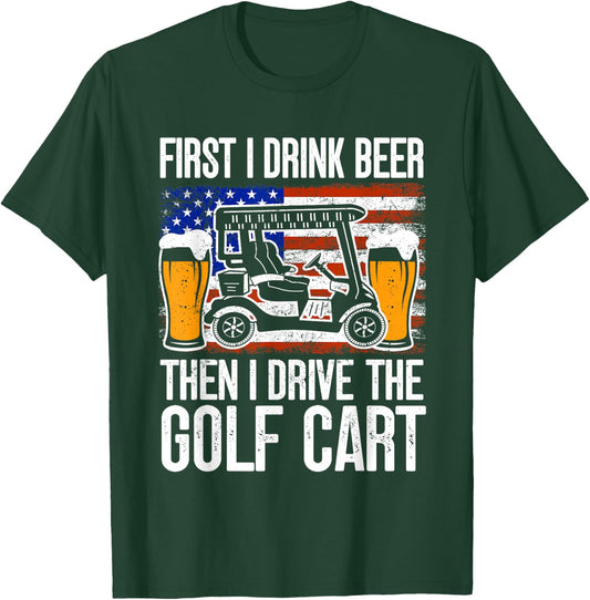 Funny Golf Cart T-Shirt - T-Shirt | Forest