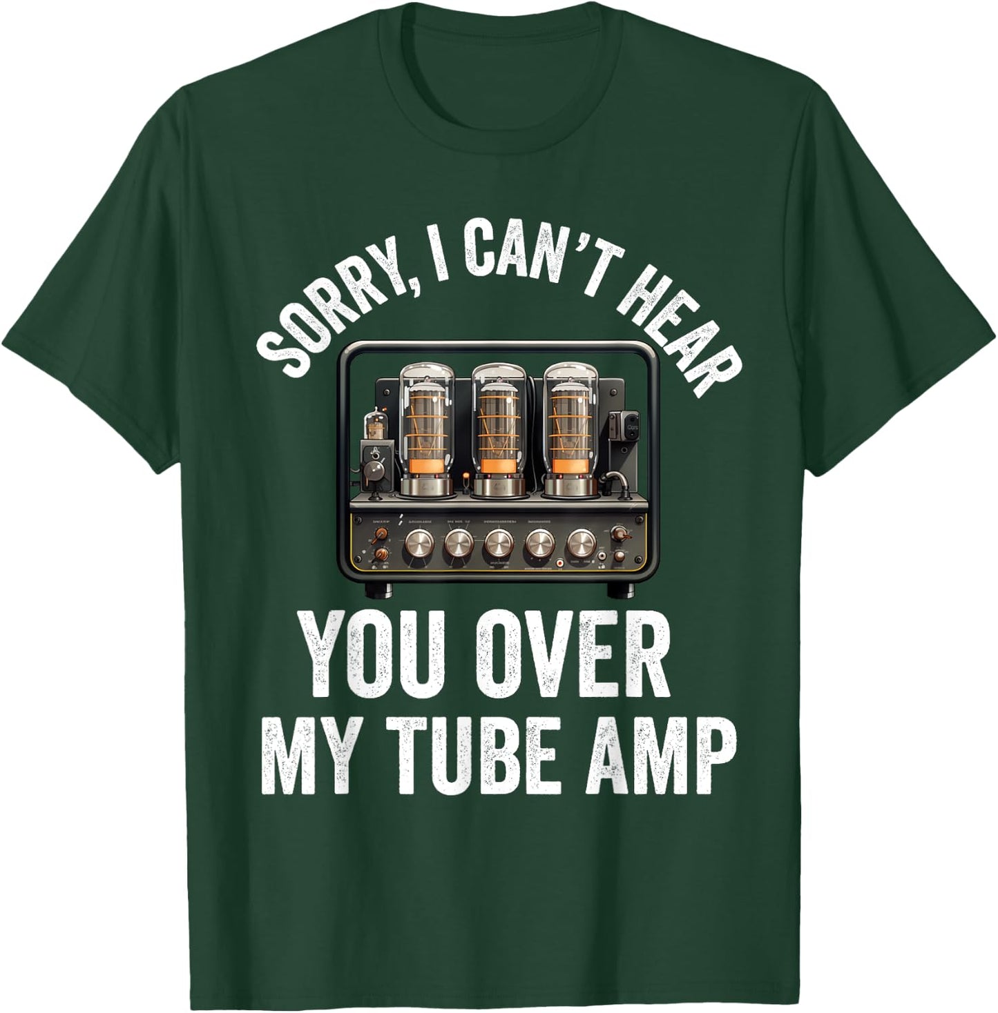 Vacuum tube Amp Amplifier Analog Audio Electron Valve Guitar T-Shirt - T-Shirt | Forest