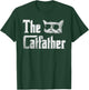 Funny The Catfather Cool Cat Daddy Glasses Gift T-Shirt - T-Shirt | Forest