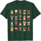 Merry Dogmas Christmas Dogs Lover Xmas Christmas Pet Dog T-Shirt - T-Shirt | Forest