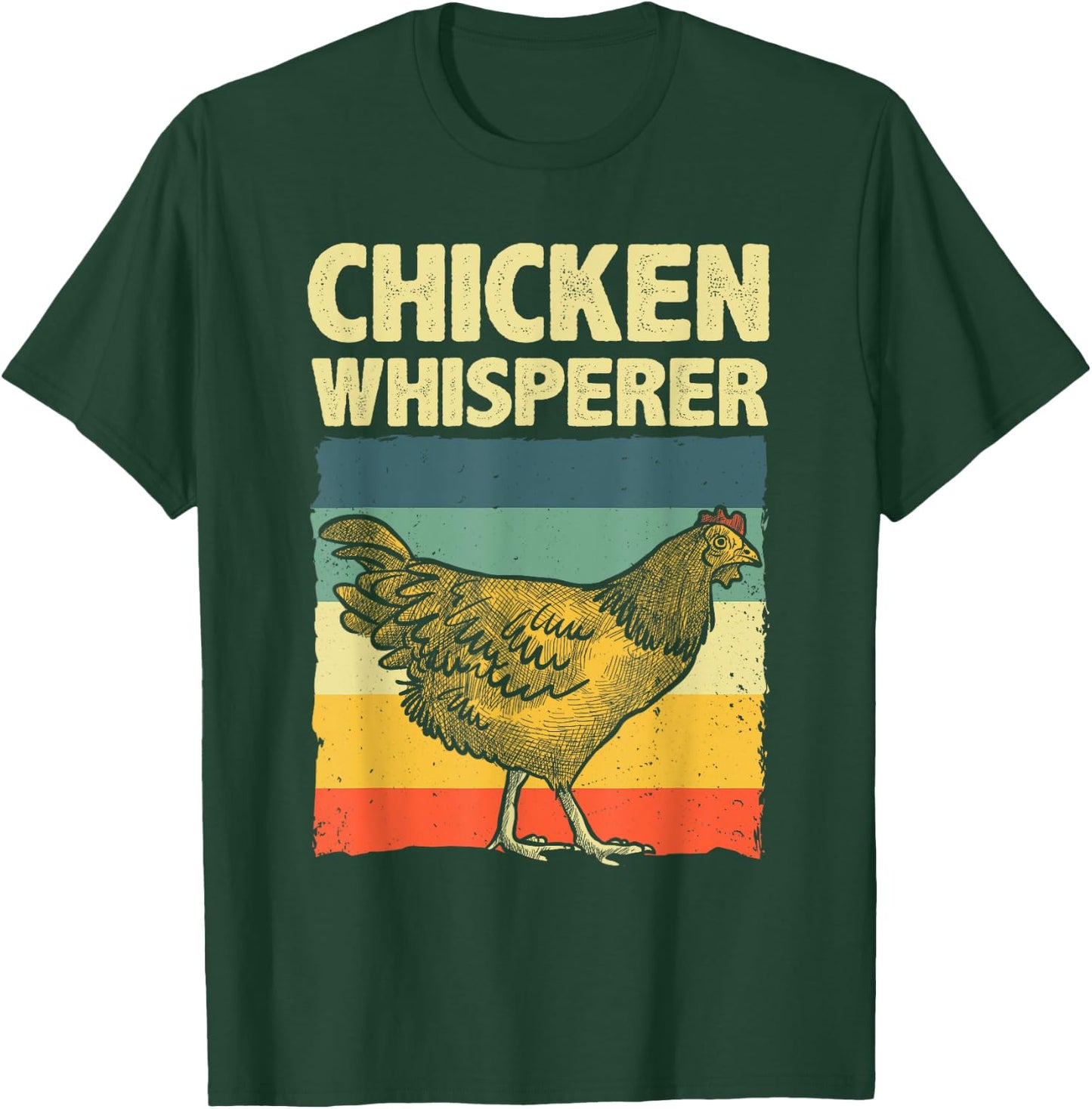 Cute Chicken Whisperer Women Chicken Farmer Lover T-Shirt - T-Shirt | Forest