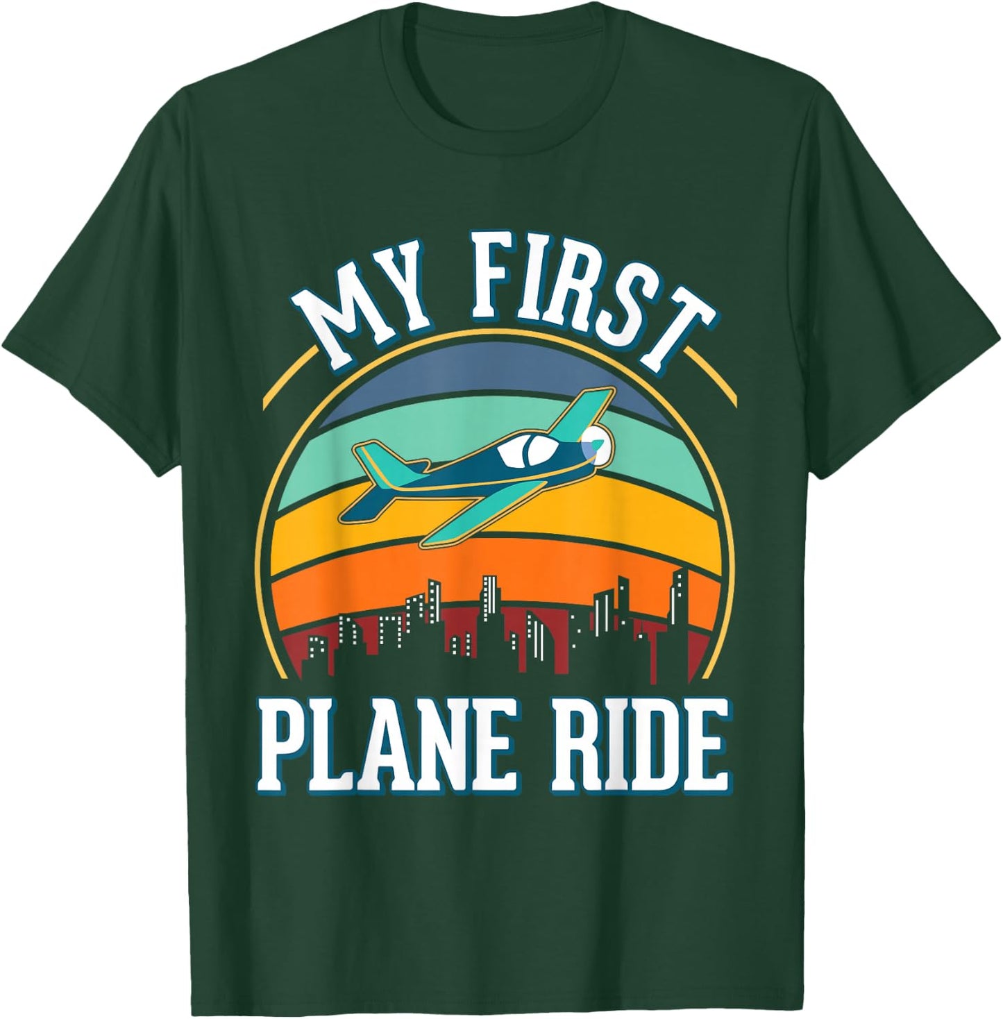My First Plane Ride T-Shirt - T-Shirt | Forest