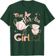 Girl 2nd Birthday Teapot Pastel Color Tea for Two Bday Party T-Shirt - T-Shirt | Forest