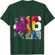 Horse 16 Years of Being Awesome Riding 16th Birthday T-Shirt - T-Shirt | Forest