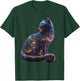 cute cat Galaxy for lover cats kitty kitten space universe T-Shirt - T-Shirt | Forest
