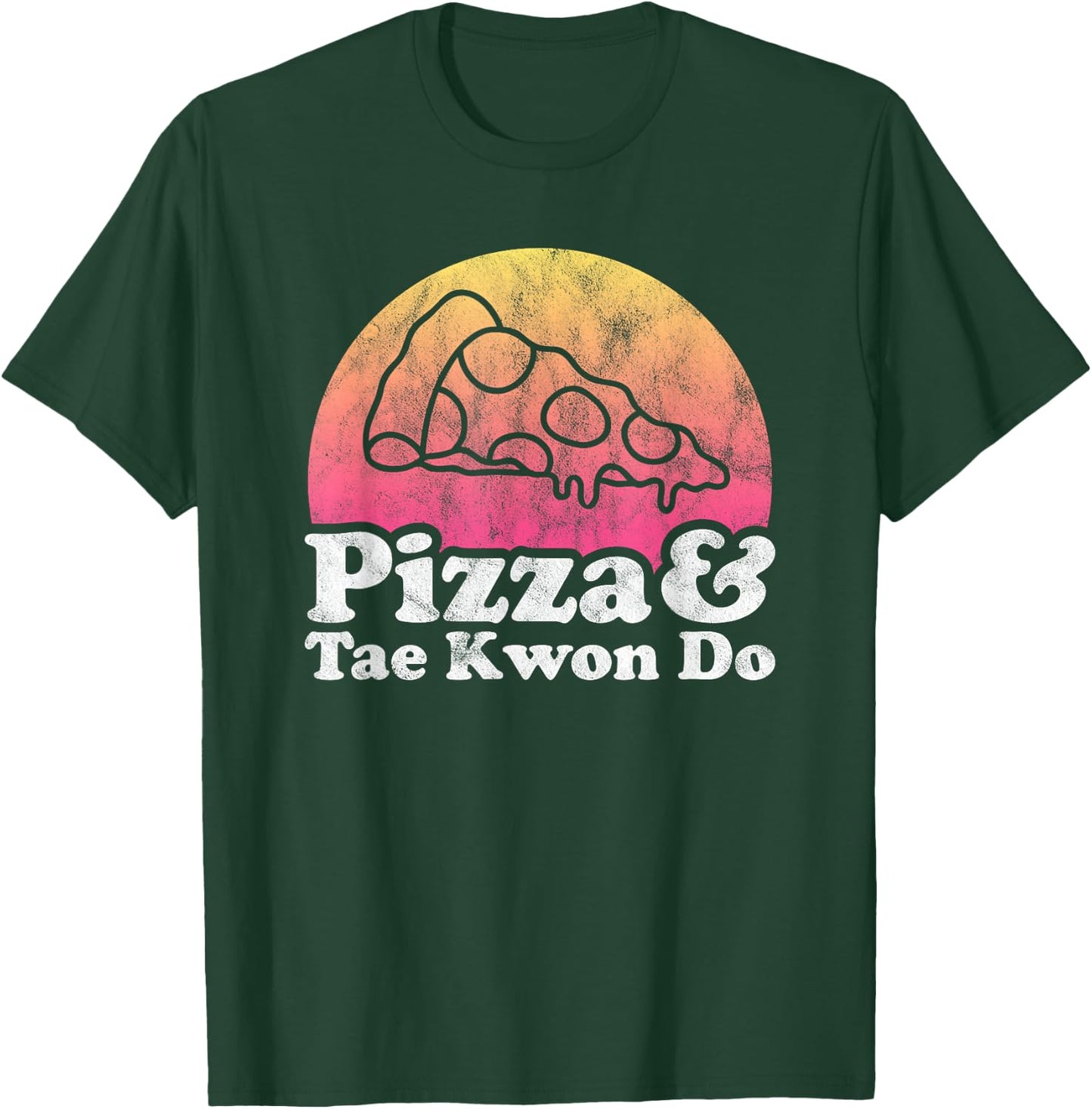 Pizza and Tae Kwon Do or Taekwon-Do T-Shirt - T-Shirt | Forest
