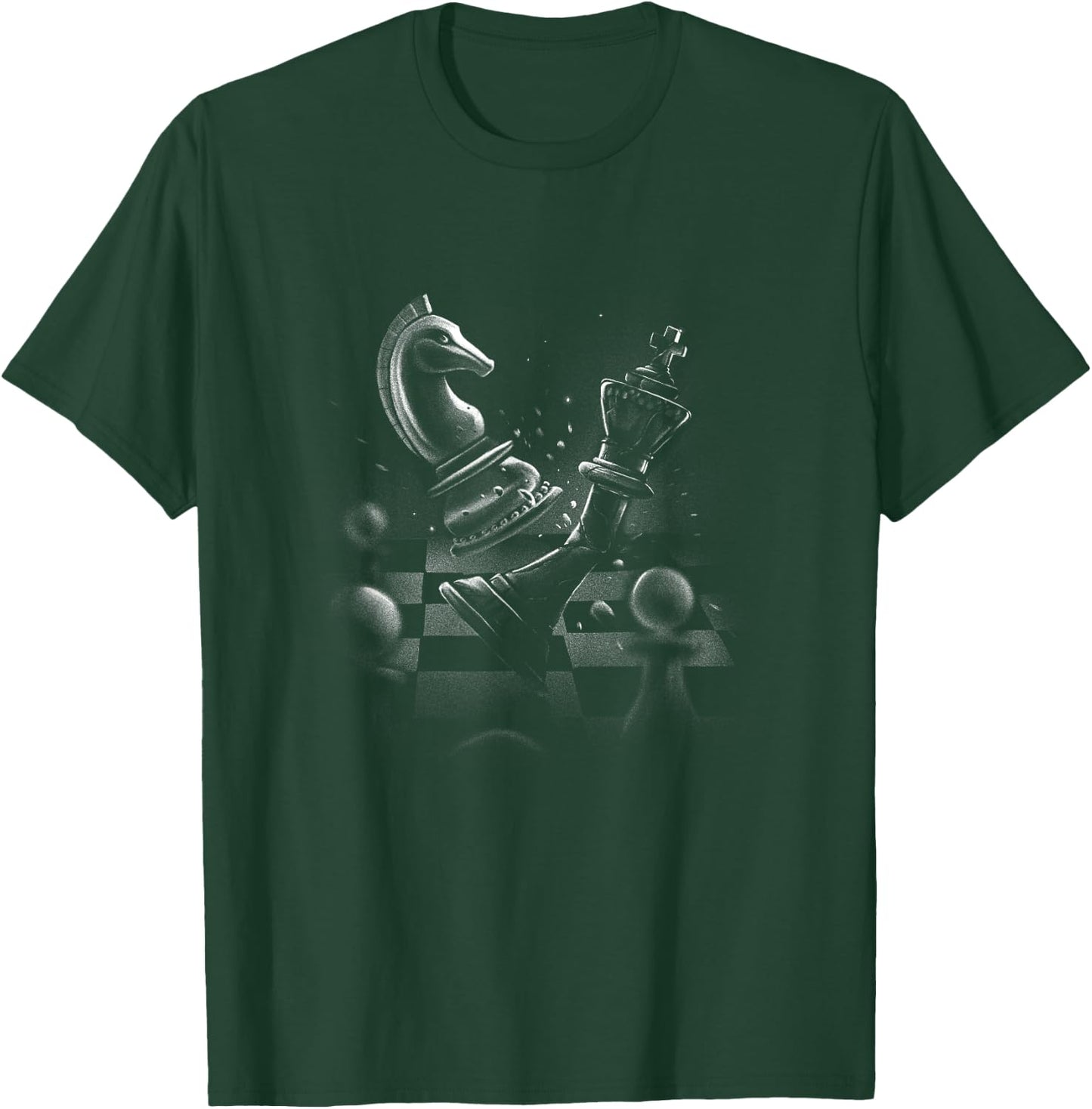 Chess Game Chess Figure Chess Board T-Shirt - T-Shirt | Forest