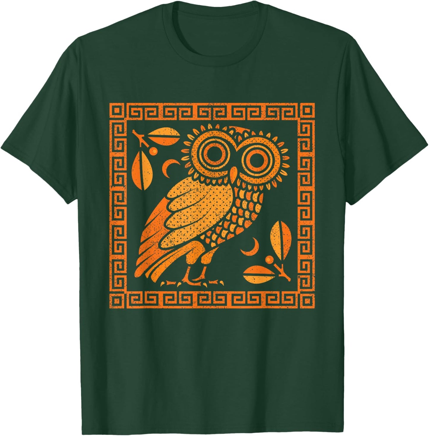 Pottery Greece Ceramic Artist Greek Owl Of Athena T-Shirt - T-Shirt | Forest