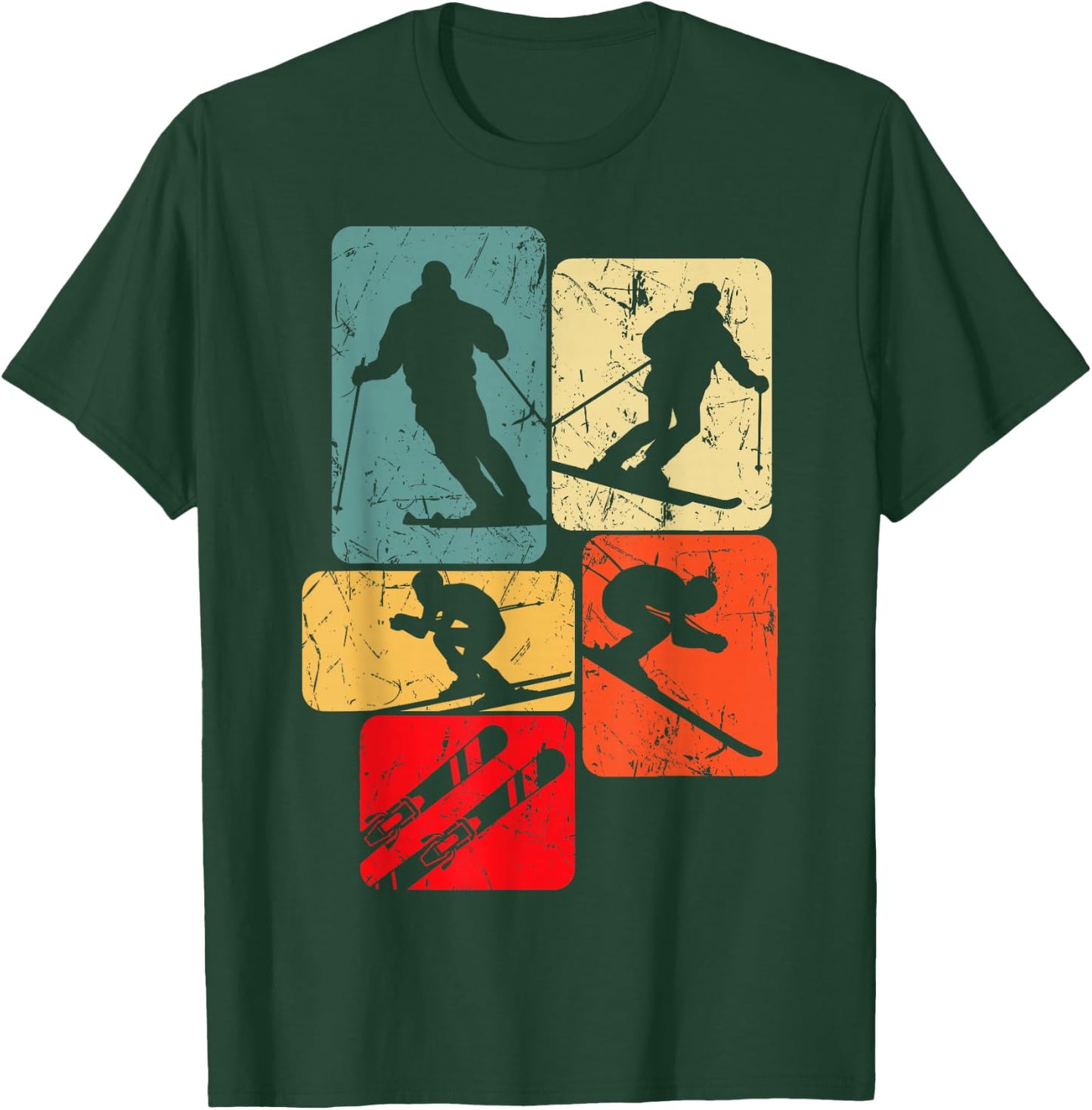 Skiing T-Shirt - T-Shirt | Forest