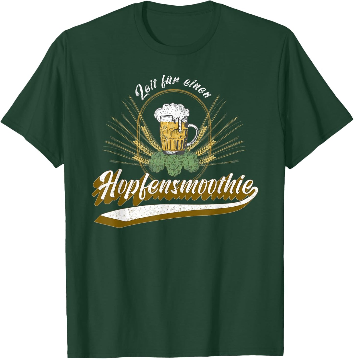 Retro Father's Day Time for Hop Smoothie Beer with Hops T-Shirt - T-Shirt | Forest