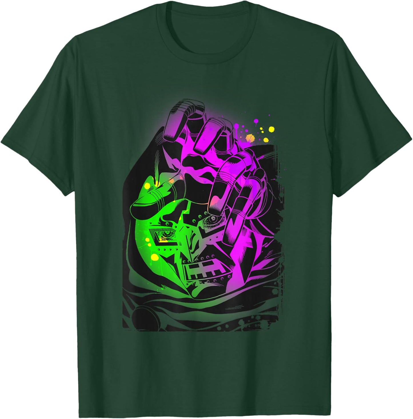 Marvel Fantastic Four Doctor Doom Color Pop Portrait T-Shirt - T-Shirt | Forest