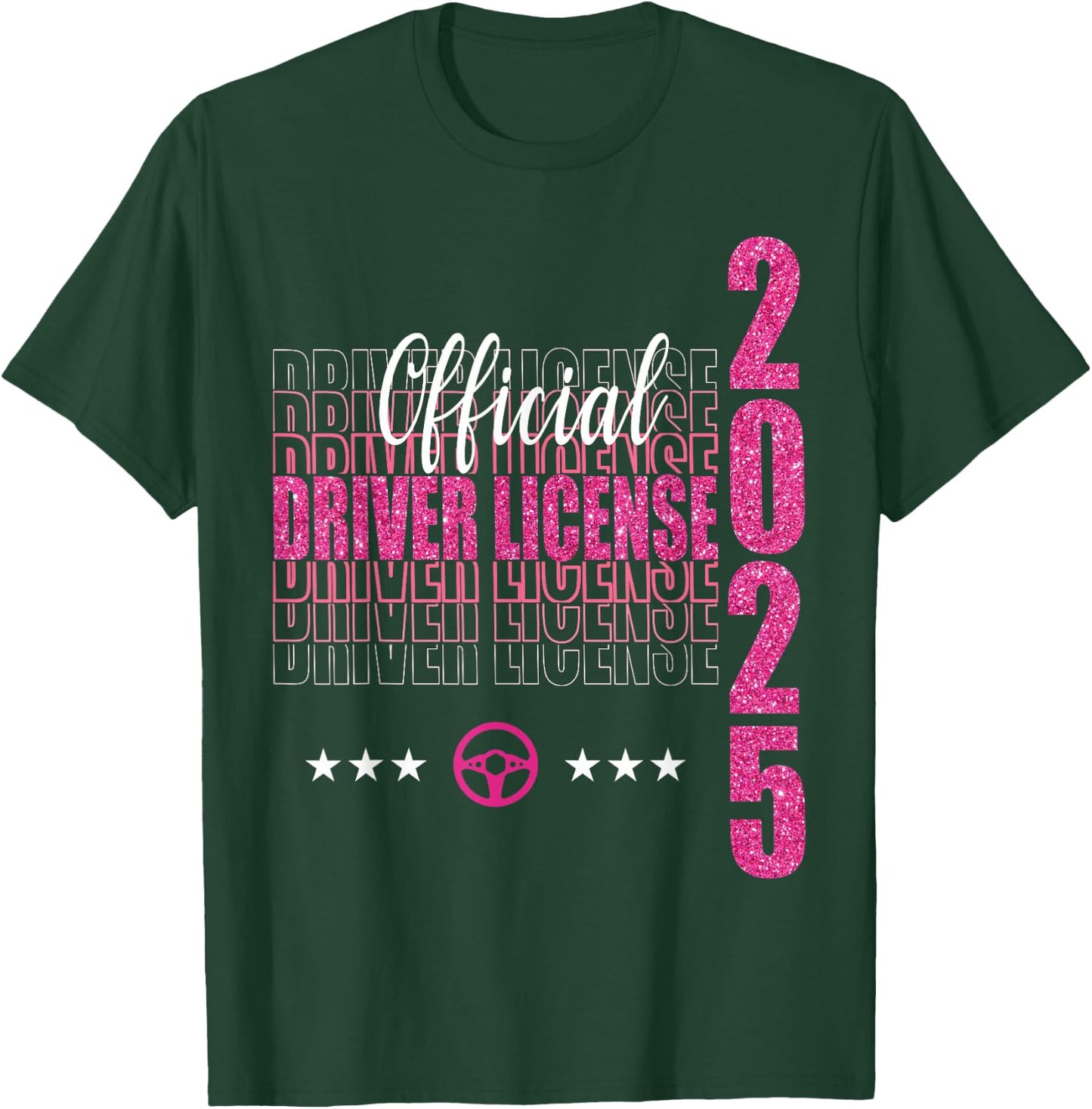 Driving test passed | New Driver | Driver's license passed T-Shirt - T-Shirt | Forest
