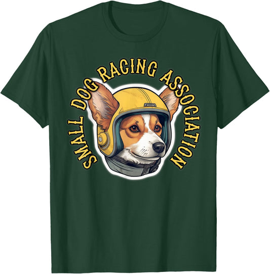 Welsh Corgi Racing - Dog Race T-Shirt - T-Shirt | Forest