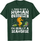 This Is My Human Costume I'm Really A Seahorse Halloween T-Shirt - T-Shirt | Forest