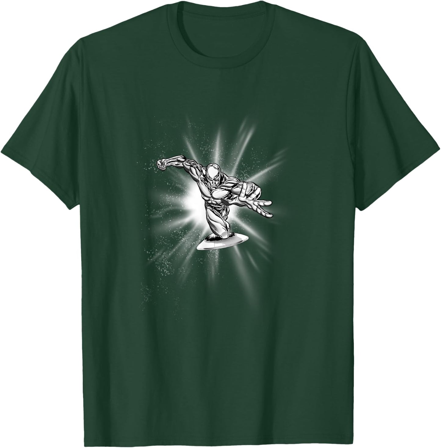 Marvel Fantastic Four Silver Surfer Speed Epic Logo T-Shirt - T-Shirt | Forest
