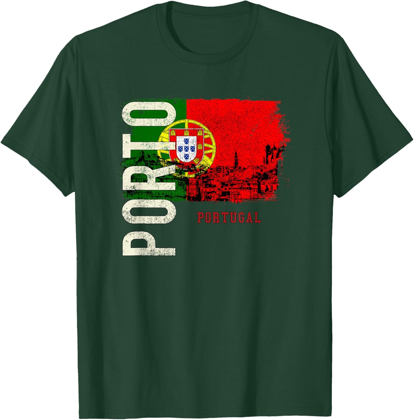 Porto Portugal Europe T-Shirt - T-Shirt | Forest