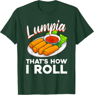 Cool Lumpia Women Filipino Spring Rolls Asian Food T-Shirt - T-Shirt | Forest