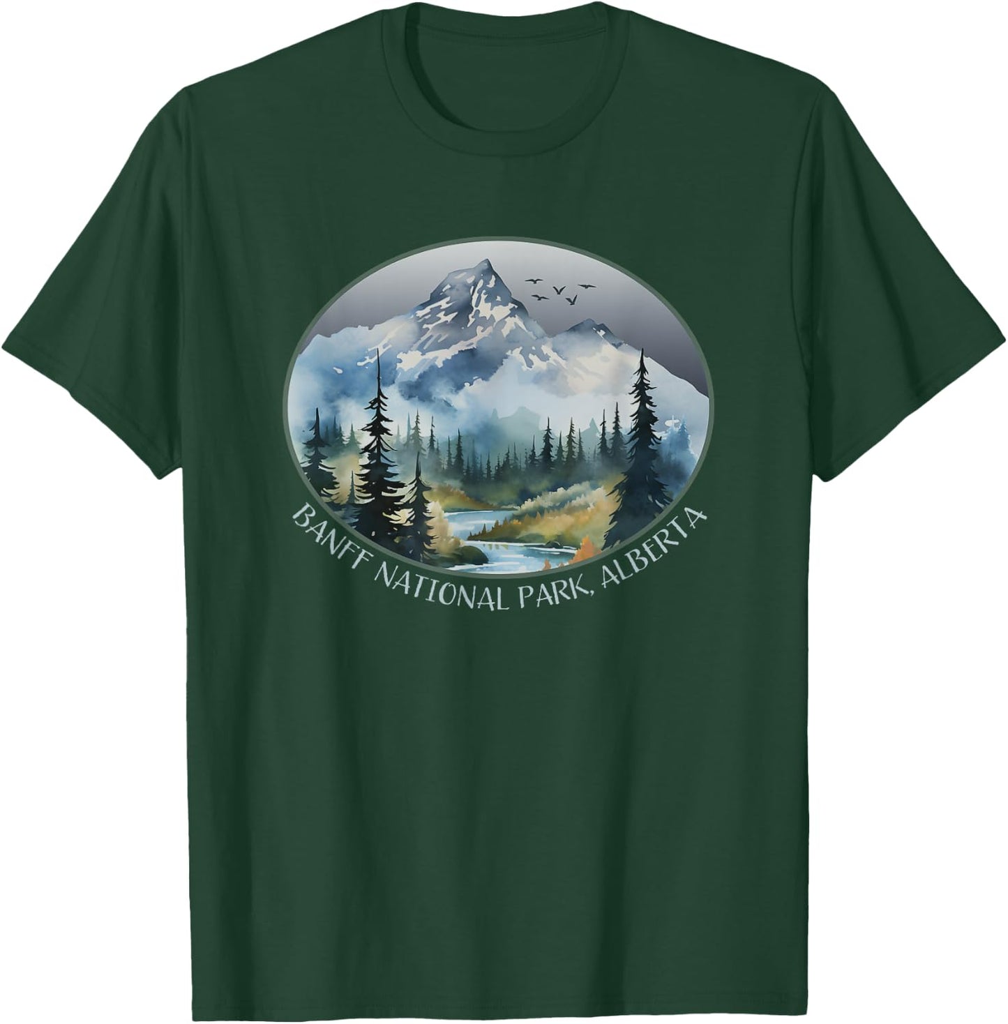 Banff National Park, Alberta, Canada Canadian Rockies T-Shirt - T-Shirt | Forest