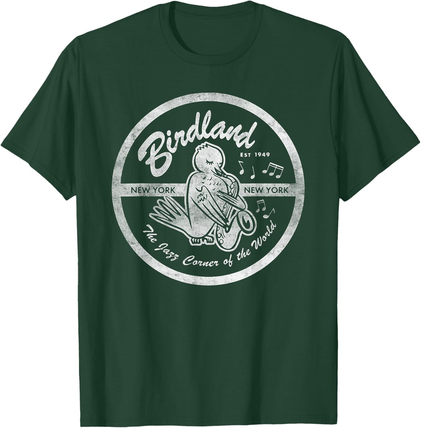 Vintage Jazz Club T-Shirt - T-Shirt | Forest