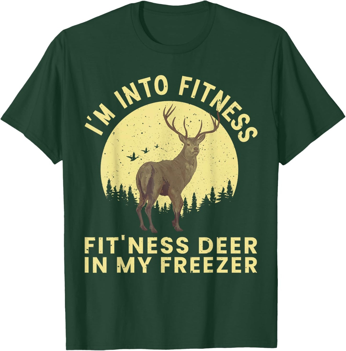 Funny Deer Hunting Art Women Wildlife Hunter Hunting T-Shirt - T-Shirt | Forest