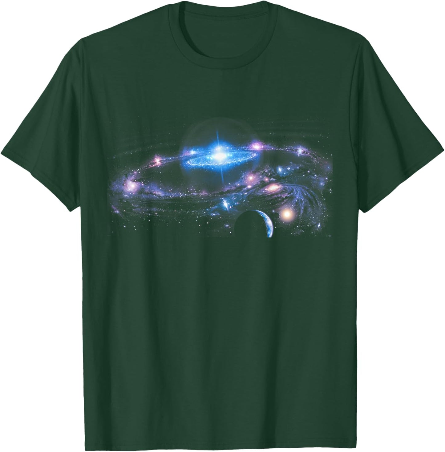 Universe Galaxy Sky Black Hole Physics Science Space Teacher T-Shirt - T-Shirt | Forest