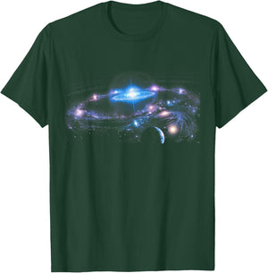 Universe Galaxy Sky Black Hole Physics Science Space Teacher T-Shirt - T-Shirt | Forest