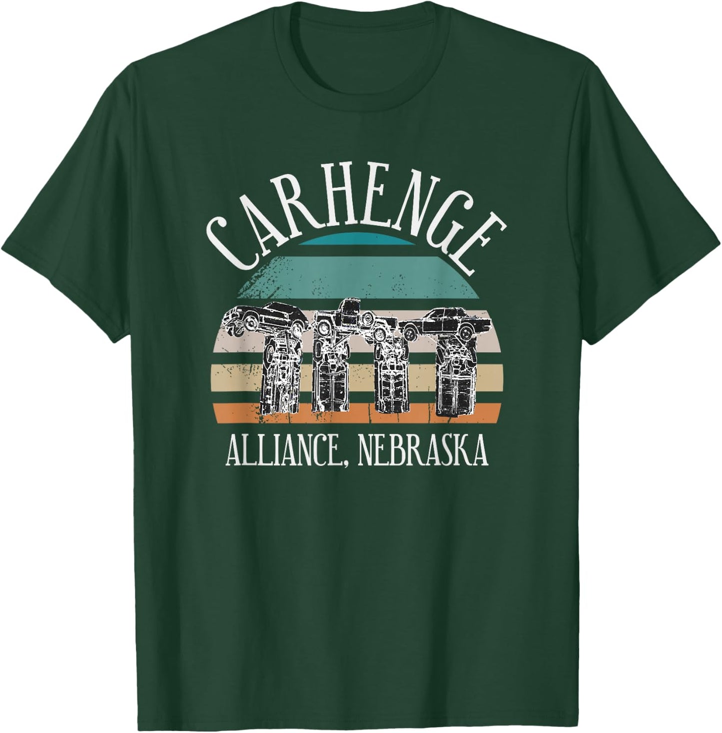 Carhenge Alliance Nebraska T-Shirt - T-Shirt | Forest