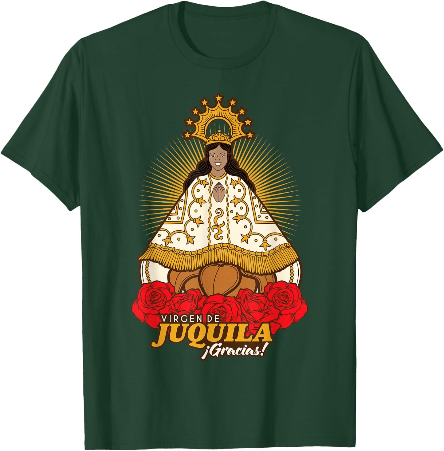 Virgen de Juquila, Nuestra Señora Inmaculada, Oaxaca Mexico T-Shirt - T-Shirt | Forest