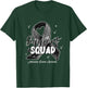 Support Squad Butterfly Black Ribbon Melanoma Cancer Gifts T-Shirt - T-Shirt | Forest