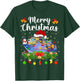 Merry Cruisemas Xmas Lighting Santa Cruise Ship Christmas T-Shirt - T-Shirt | Forest