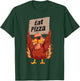 Turkey Eat Pizza Adult Vegan Kids Funny Thanksgiving Gifts T-Shirt - T-Shirt | Forest