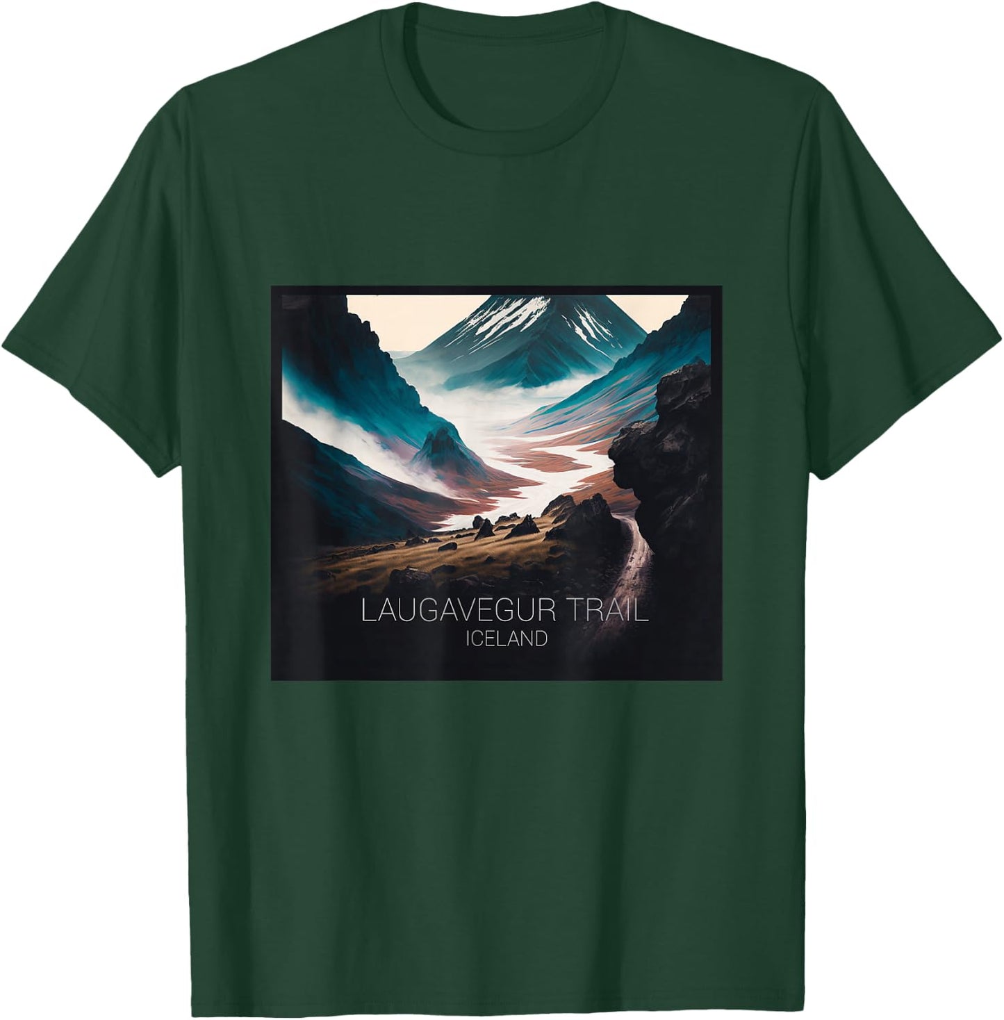 Laugavegur Trail Iceland T-Shirt - T-Shirt | Forest