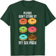 Please Dont Stare At My Six Pack Donuts Abs Six Pack Workout T-Shirt - T-Shirt | Forest