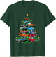 Car Madness Christmas Tree -Classic Muscle Cars and Hotrods T-Shirt - T-Shirt | Forest