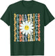 Pediatrics Nurse Squad Pediatrician Team Peds Crew Flowers T-Shirt - T-Shirt | Forest