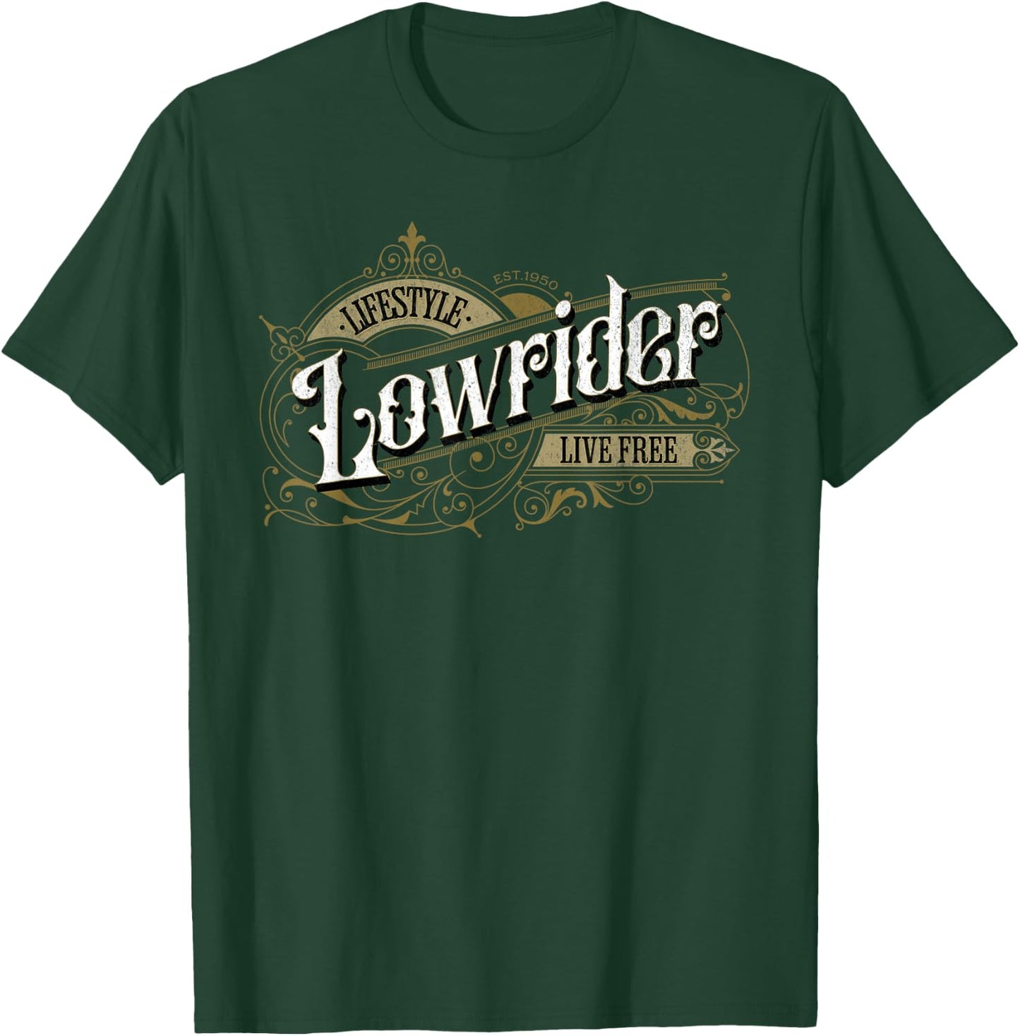 Lowrider Lifestyle - Low Rider Car T-Shirt - T-Shirt | Forest