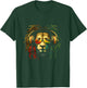 Rasta Reggae Lion Of Judah Jamaican Pride Rastafarian Lion T-Shirt - T-Shirt | Forest