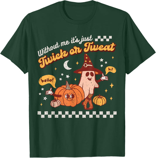 Speech Therapy Retro Spooky Fall Pumpkin Pathologist Season T-Shirt - T-Shirt | Forest