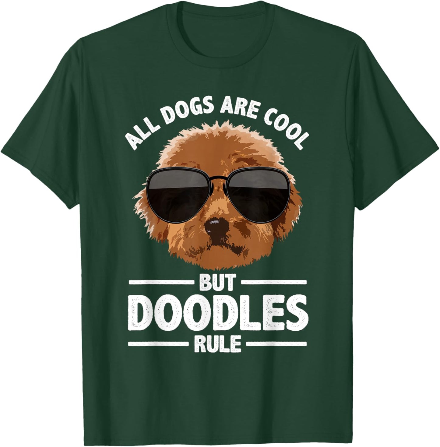Cute Doodle Women Golden Doodle Labradoodle Dog T-Shirt - T-Shirt | Forest