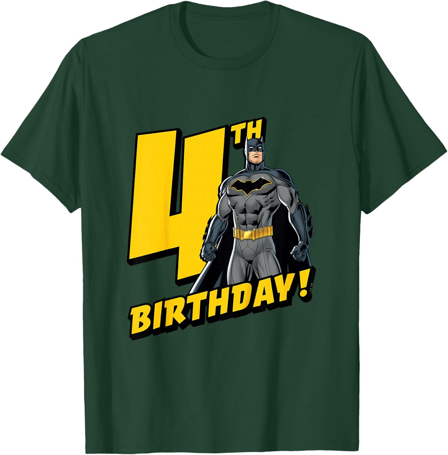 Batman 4th Birthday T-Shirt - T-Shirt | Forest