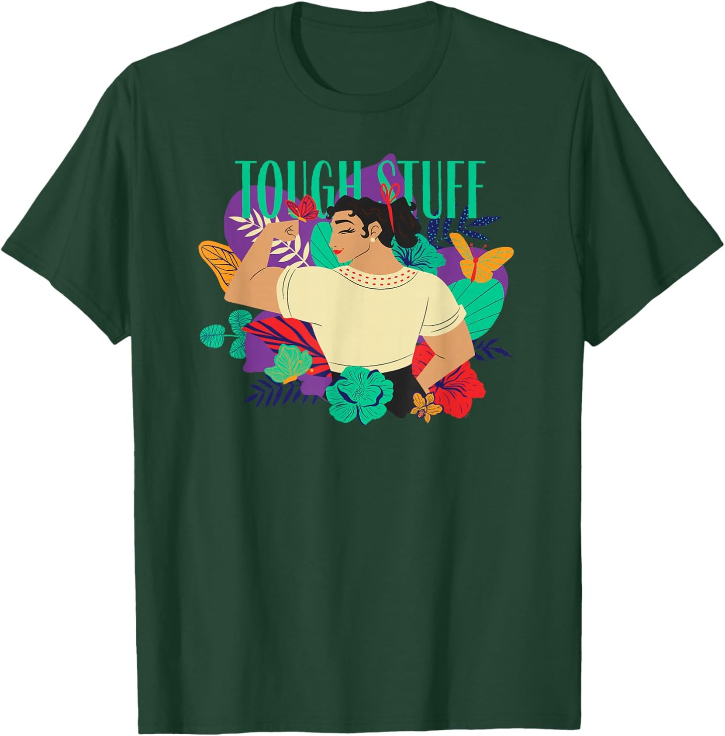 Disney Encanto Luisa Tough Stuff Floral Paradiso T-Shirt - T-Shirt | Forest